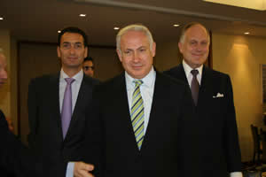 Matthew Bronfman, Benjamin Netanjahu, Ronald S. Lauder