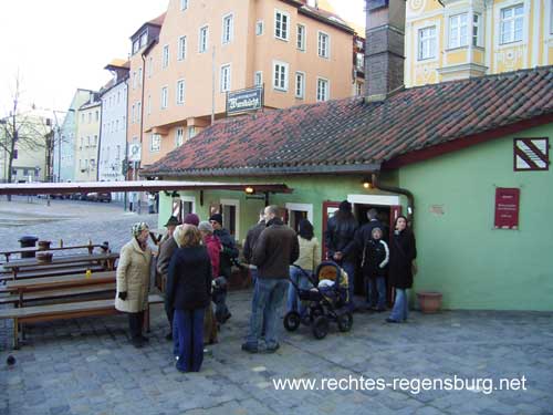 Historische Wurstküche Regensburg bratwurst Knackwurst